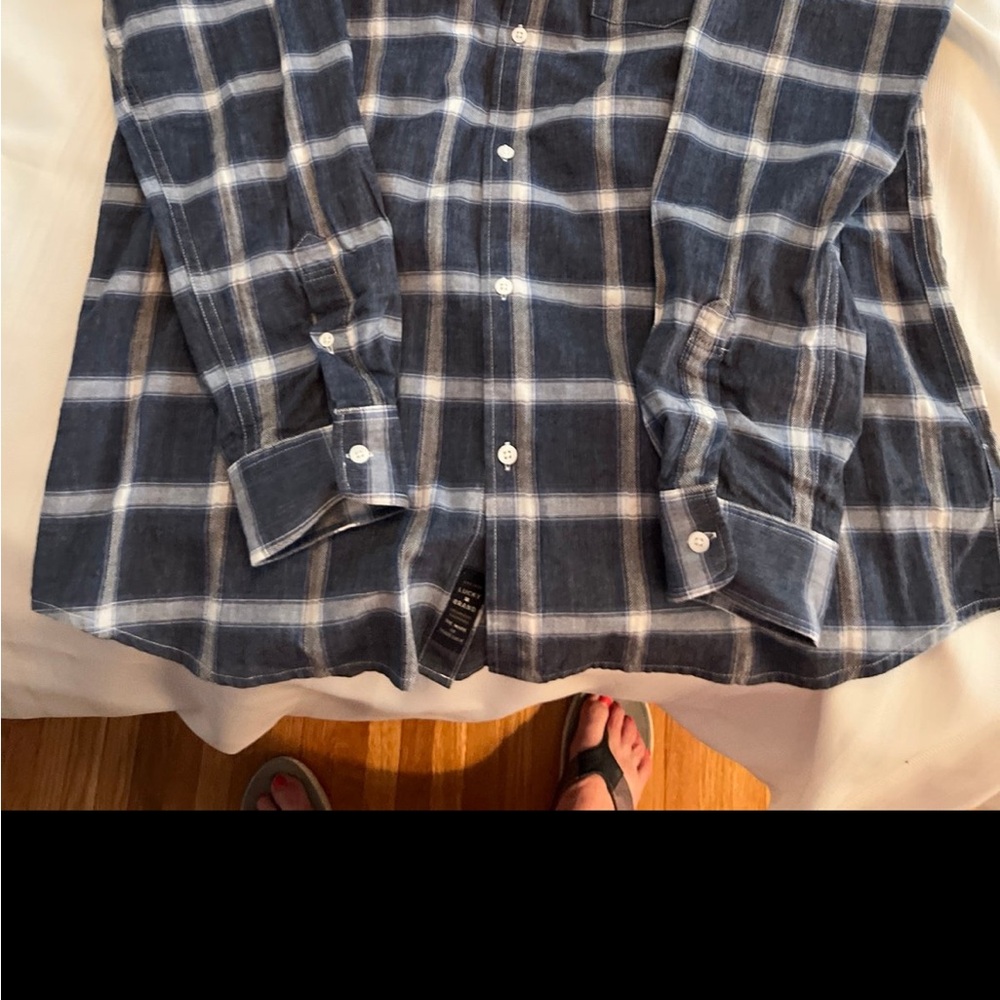 Lucky Brand Men's Blue Plaid Shirt